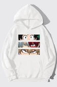 Unisex Makima Hugging Denji Baskılı Sweatshirt - 7