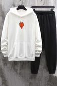 Unisex Ateş Avatar Baskılı Eşofman Takımı - 5