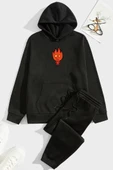 Unisex Ateş Avatar Baskılı Eşofman Takımı - 1