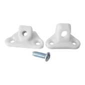 Açılı T Bağlantı Çektirme Beyaz Mobilya Dolap Plastik Köşe Birleştirme Kelebek (25 ADET) - 2