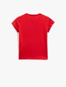 Koton Kız Çocuk Atatürk Baskılı Tişört Kısa Kollu Bisiklet Yaka Pamuklu - 2