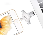 Polham 3in1 Micro, Type-C, İphone Lightning Uyumlu Micro SD Hafıza Kart Okuyucu, Universal Card Reader - 5