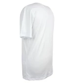 Baskılı Erkek Büyük Beden Bisiklet Yaka Tişört Beyaz - 3