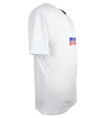 Baskılı Erkek Büyük Beden Bisiklet Yaka Tişört Beyaz - 5