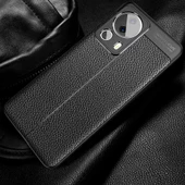 Xiaomi Mi 13 Lite Kılıf Deri Tarzı Niss Silikon Case Kapak - 11