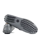 Side Gri Hakiki Deri Erkek Loafer Ayakkabı thumbnail 3