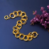 14 Ayar Samanyolu Altın Bileklik thumbnail 5