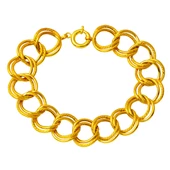 Burgu Halkalı Samanyolu Altın Bileklik 14 Ayar thumbnail 1