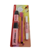 Stabilo 6lı Pembe Tek Renk Pastel Kalem Seti - 1