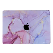 Macbook Air Kılıf M2-M3-M4 13.6inç Yapıştırma Sticker Kaplama Koruyucu Marble14 (13.6” Air) A2681 A3113 A3240 ile Uyumlu - 10