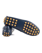 Gordion Lacivert Hakiki Deri Erkek Loafer Ayakkabı thumbnail 3