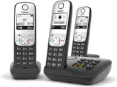 Gigaset A690A Trio 3 Ahizeli Telesekreterli Telsiz Telefon - 1