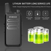 Worcex LK-66 Açık Alan 15Km Mesafeli Pmr Telsiz (Tekli Paket) thumbnail 2