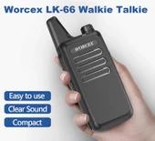 Worcex LK-66 Açık Alan 15Km Mesafeli Pmr Telsiz (Tekli Paket) thumbnail 1