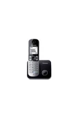 Panasonic Dect Telefon KX-TG6811 (Elektrik Kesintisinde Konuşabilme) SIYAH thumbnail 1
