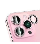 İphone 12 Pro Max  Taşlı Kamera Lens Koruyucu Çerçeveli Koruyucu thumbnail 8