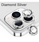 İphone 12 Pro Max  Taşlı Kamera Lens Koruyucu Çerçeveli Koruyucu thumbnail 5