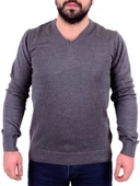 Twister 3622 Gri Melanj V Yaka Erkek Kazak - 2