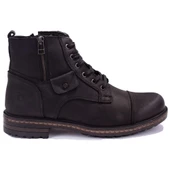 Hammer Jack 10217400 Siyah Ortopedik Günlük Erkek Deri Bot - 6