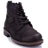 Hammer Jack 10217400 Siyah Ortopedik Günlük Erkek Deri Bot - 5