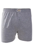 ÖREN STİL 44-7000 GRİ 4'LÜ PAKET ERKEK  HAVLU BEL PAMUKLU BOXER - 2