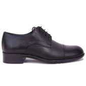 Fermend 383 Siyah Klasik Deri Erkek Ayakkabı - 6