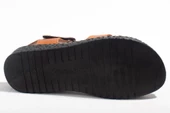 Dagoster DZA07-60021015 Taba Günlük Ortopedik Deri Kadın sandalet - 4