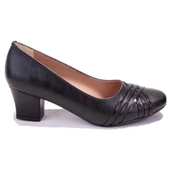 Dagoster DZA07-7268641 Siyah Klasik Topuklu Kadın Ayakkabı thumbnail 2