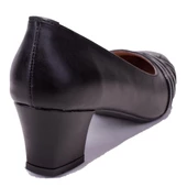 Dagoster DZA07-7268641 Siyah Klasik Topuklu Kadın Ayakkabı thumbnail 4