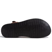 Dagoster DZA07-60021011 Taba Günlük Ortopedik Deri Kadın sandalet - 8