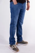 Twister Vegas 132-250 Mavi Yüksek Bel Rahat Paça Erkek Jeans Pantolon - 2