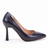 Dagoster DZA07-388451 Siyah Stiletto Topuklu Kadın Ayakkabı - 3