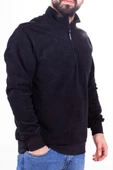 Twister 1903 Siyah Fermuarlı Dik Yaka Erkek Sweatshirt - 2