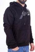 Twister 1910 Siyah Kapüşonlu Erkek Sweatshirt - 2