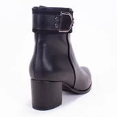 Dagoster DZA07-92822500 Siyah Klasik Topuklu Kadın Bot - 4