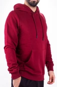 Twister 2732 Bordo Kapüşonlu Erkek Sweatshirt - 2