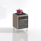 Kenzlife ankastre modülü kabini lev yaşin crd 89-81*60*56 fırın ocak dolabı ayarlı ayaklı thumbnail 2