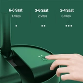 Polham 1200mAh Dokunmatik Ultra Hızlı ve Sessiz Masaüstü Vantilatör, Katlanabilir, Portatif, Taşınabilir Fan - 4