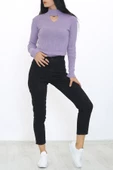 Zhlbutik Yarım Balıkçı Dekolteli Body Bluz - 10