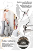 Kiwi Koala All İn One Katlanır Tekerlekli Mama Sandalyesi Gray - 4