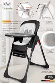Kiwi Koala All in One Katlanır Tekerlekli Mama Sandalyesi Siyah - 1