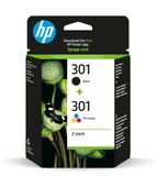 HP N9J72AE BK/CMY Mürekkep Kartuş 2li Paket (301) - 1