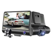 Concord  C-657 Araç İçi Kamera 3 Kameralı (Yol + Araç İçi+ Arka) FHD Video Kayıt Mikrofonlu Türkçe thumbnail 1