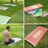 Plastik Hasır Halı Kilim Piknik Cami Park Seccade Namazla Bahçe Balkon Kamp Outdoor 60 x 120 cm - 3