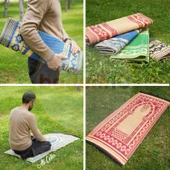 Plastik Hasır Halı Kilim Piknik Cami Park Seccade Namazla Bahçe Balkon Kamp Outdoor 60 x 120 cm - 4