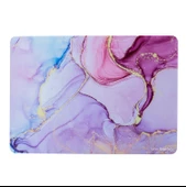 Macbook Pro Kılıf 13 inç M1-M2, Marble15NL (Type-c'li Model)A2338 A2289 A2251 A1706-08 A1989 A2159 ile Uyumlu - 8