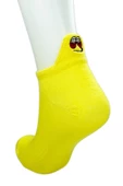 6 Çift Emoji Desen Nakış Baskılı Kadın Pamuklu Bilek Çorap - 5