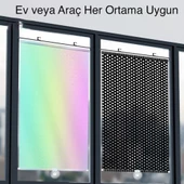 Coofbe Araç Güneşlik Otomatik Geri Çekilebilir 45x125cm Araç Ön Cam Güneşlik Katlanabilir Araç Oto Ön Cam Güneşlik - 4