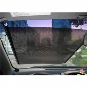 Polham Katlanabilir 58x125cm Araç Ön Cam Güneşlik Oto Perde Brandası Ev Araç Çok Amaçlı Perde - 3