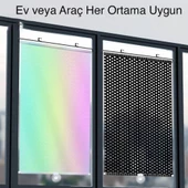 Polham Katlanabilir 58x125cm Araç Ön Cam Güneşlik Oto Perde Brandası Ev Araç Çok Amaçlı Perde - 6